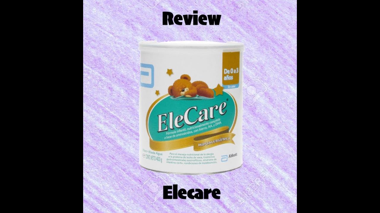 Review Elecare Abbott Fórmula aminoacídica o elemental YouTube