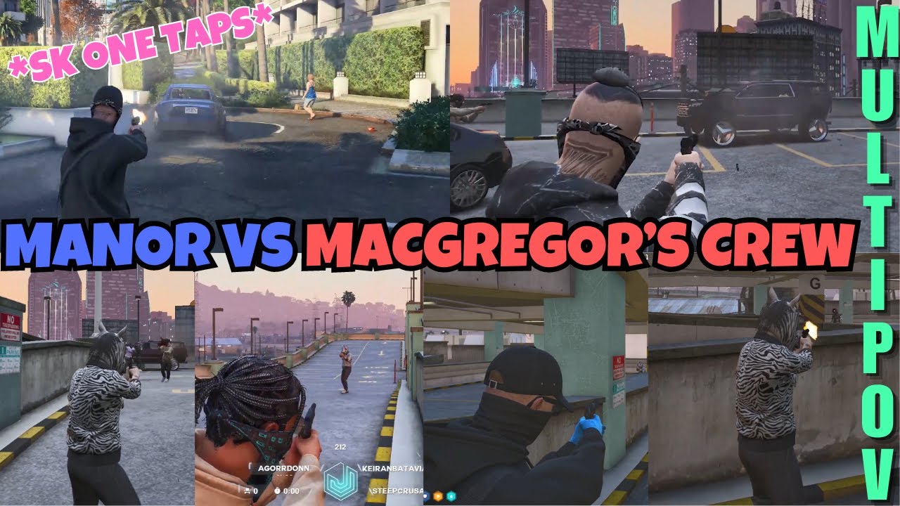 MANOR VS MACGREGOR & HIS BOYS (FULL SITUATION) MULTI POV | NOPIXEL 4.0 GTA RP
