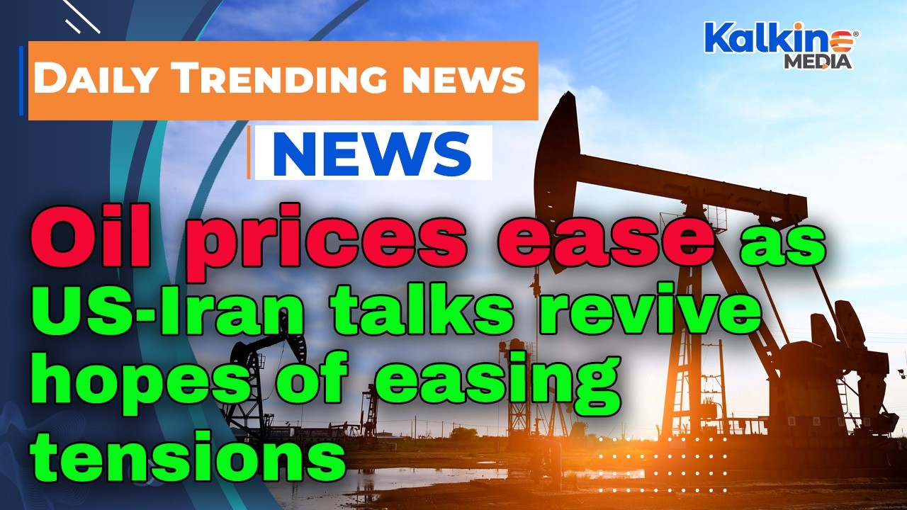 Oil prices ease as US-Iran talks revive hopes of easing tensions - YouTube