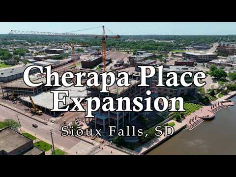 Progress of Cherapa Place Expansion in Sioux Falls Summer 2022 - 4K Aerial Tour