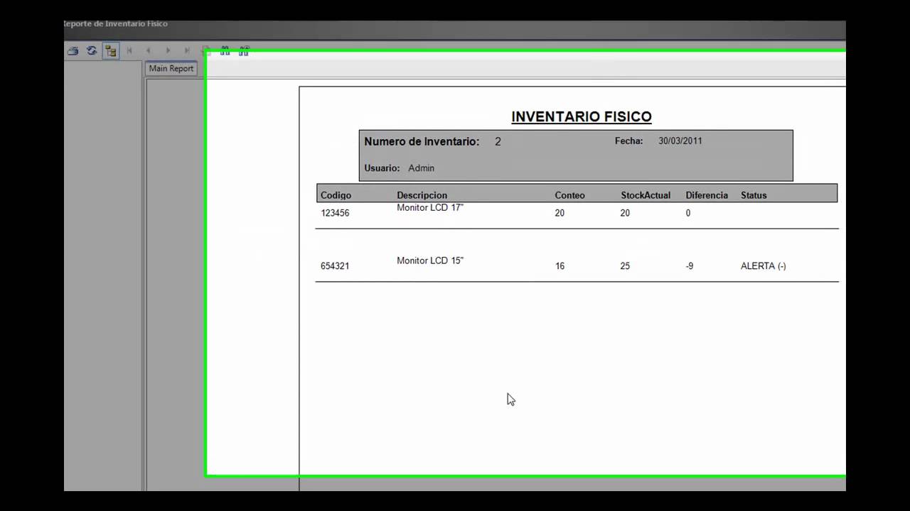 Software de Inventarios con Códigos de Barras  