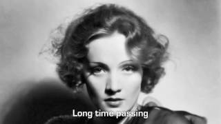 Marlene Dietrich   Sag Mir Wo Die Blumen Sind   with English Subtitles