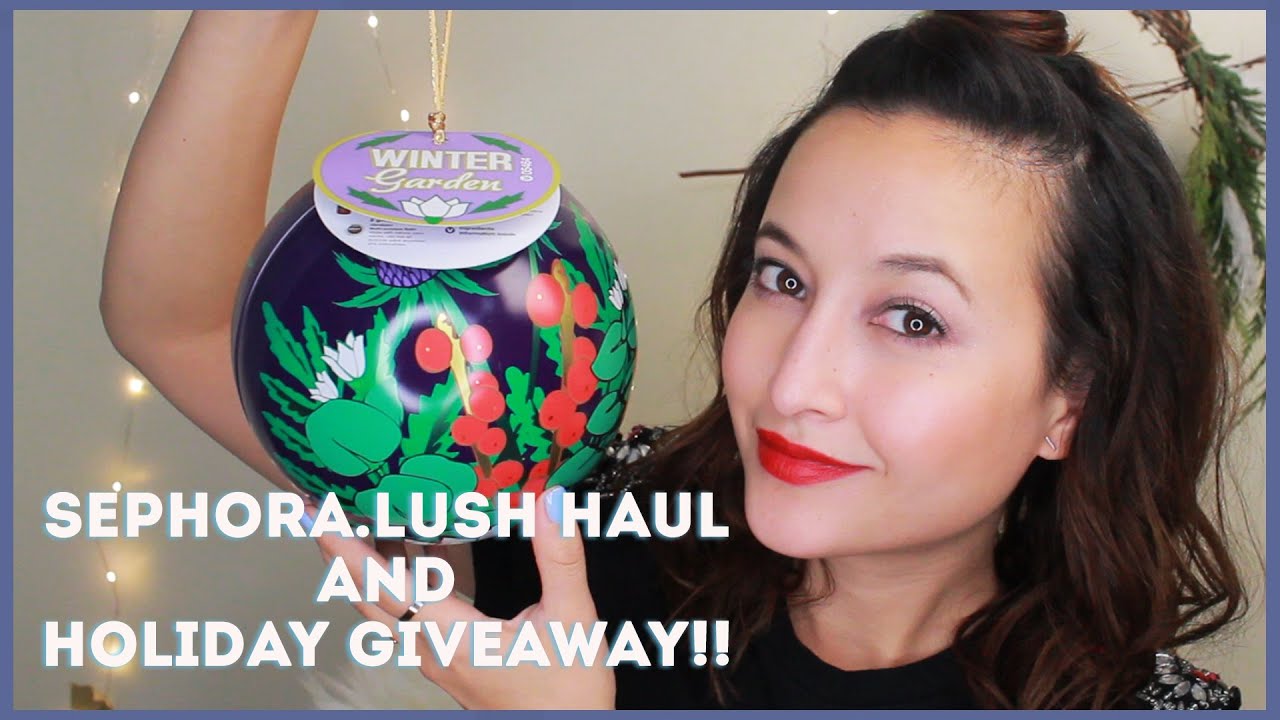 Sephora/Lush Haul & GIVEAWAY| Friedia