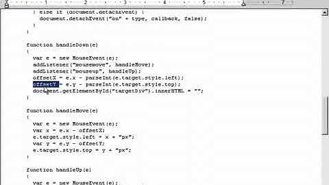 Enabling Dragging Using Ajax - Ajax Tutorial