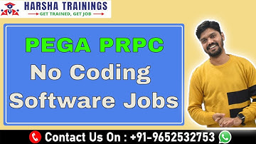 PEGA PRPC | No Coding Software Jobs | IT Jobs without Coding | Non coding IT jobs | Training