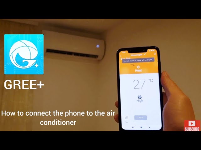 How to connect wifi to GREE Air Conditioner - YouTube