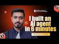 How to Build an AI Agent in 6 Minutes! (Beginner's Guide) | @NIATIndia.