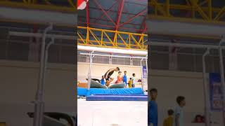 Double back on parallel bar  By #amangymnast