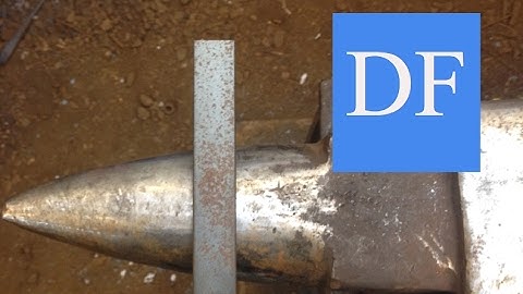 Blacksmithing For Beginners - Woking On The Horn Of The Anvil