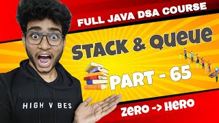 Stack and Queue | DSA in java part 65 | Engineering Animuthyam