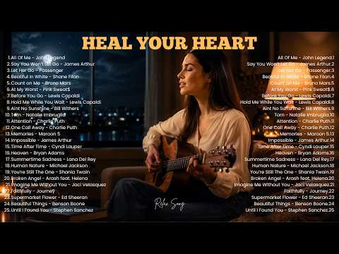 Top English Acoustic Spotify Playlist 2026 🌙 Relax & Healing Songs