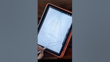 Perspective Drawing In Procreate #shorts #procreate #perspectivedrawing #digitaldrawing