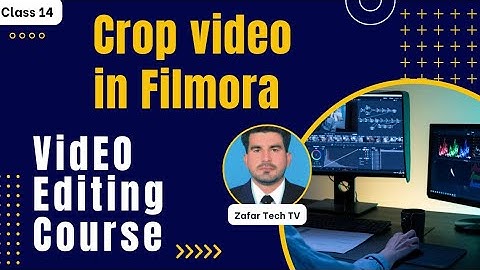 14 How to Crop Video Filmora Tutorial For Beginners | Filmora Video Editing Full Course in Hindi