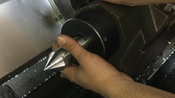 How To Fix Dead Center in CNC Lathe Tail Stock #mechanical #cnc #lathe #machinelearning #machineshop