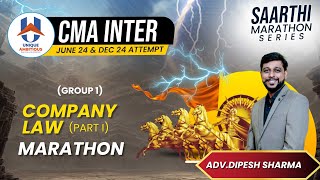 || CMA INTER || COMPANY LAW  PART - 1 SAARTHI MARATHON