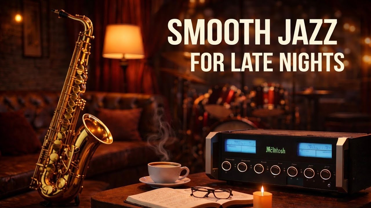 Smooth Jazz & Soul R&B Instrumental – Warm Sax & Guitar for Late-Night Lounge Mood