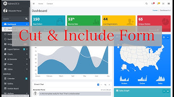Ep.17 ตัดหน้า form แยกแต่ละส่วน และเรียกมาใช้งานโดยการ  include, สอนปรับแต่ง AdminLTE v3  2023