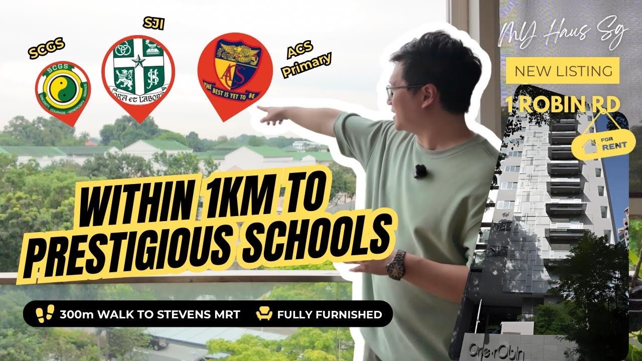 [RENTED]  One Robin | 1905 SQFT 4R| D10 | 1km to ACS SJI SCGS Primary | 300m Walk to Stevens MRT