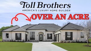 New Home Tour Toll Brothers On An Acre Near Frisco Texas. Brand New Community Of Windsor Springs