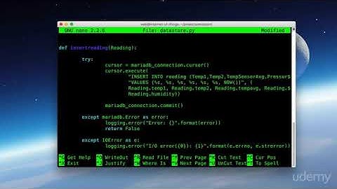 Setting up a Flask Endpoint with a Data Store - Hands on Internet of Things - (Retired Course)