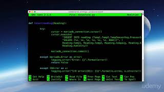Setting up a Flask Endpoint with a Data Store - Hands on Internet of Things - (Retired Course)