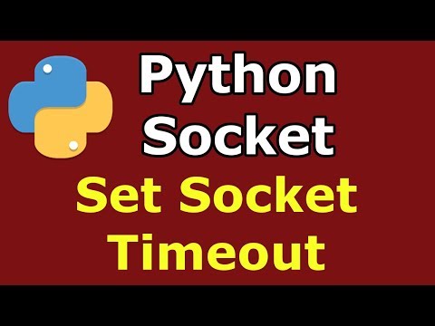 Python Socket | How To Set Timeout | Socket Programming