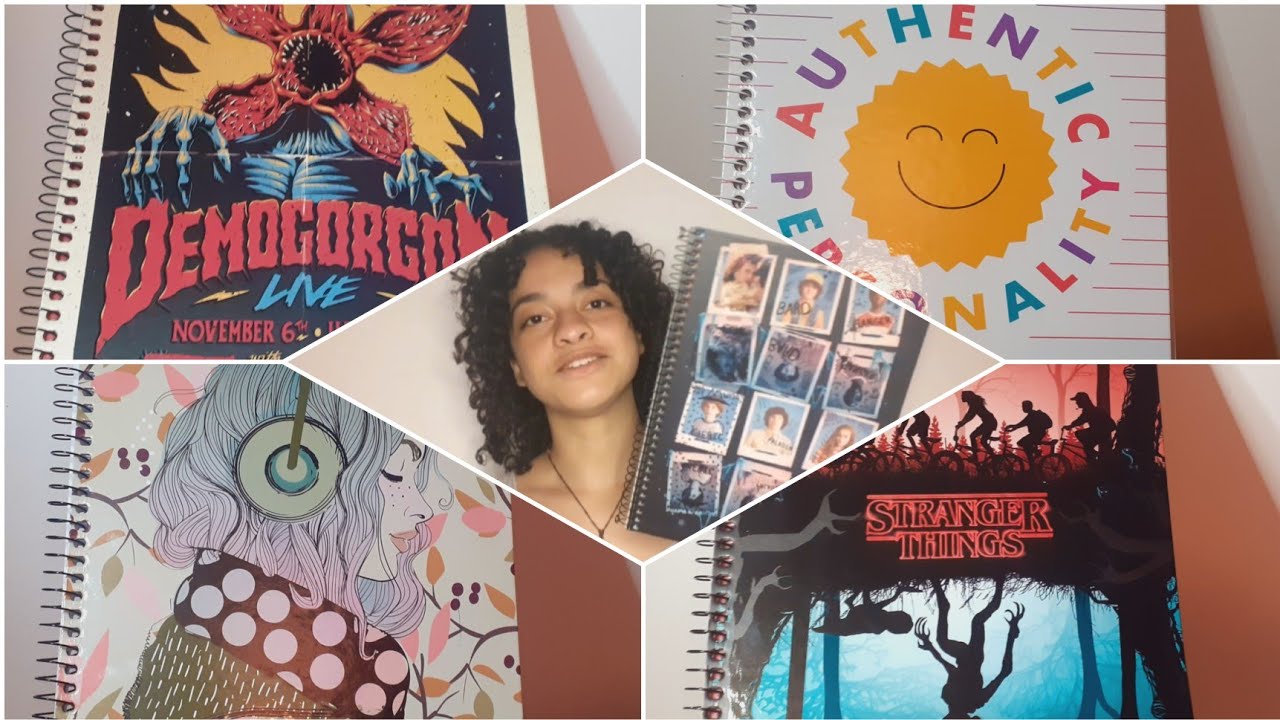 MEU MATERIAL ESCOLAR | COMPREI CADERNO DE STRANGER THINGS ❤