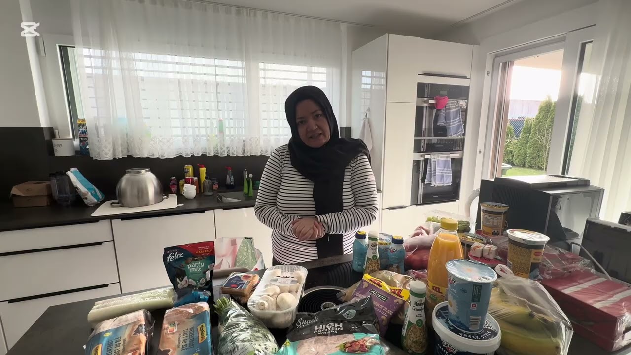 İSVİÇREDE MARKET ALIŞVERİŞİ NELER ALMIŞIZ‼️İFTARA NE YAPTIM⁉️#alışverişvideoları 