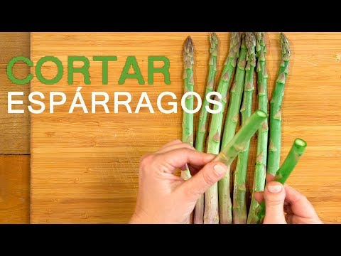 Video: Cómo Pelar Los Espárragos