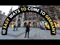 10 BEST Possible Ways to Move to GERMANY from PAKISTAN/INDIA (Non-EU) | URDU/HINDI!