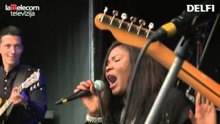 Latvian Blues Band & Justina Lee Brown - Long Train Running live at Positivus 2014