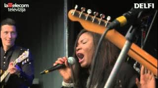 Latvian Blues Band & Justina Lee Brown - Long Train Running live at Positivus 2014