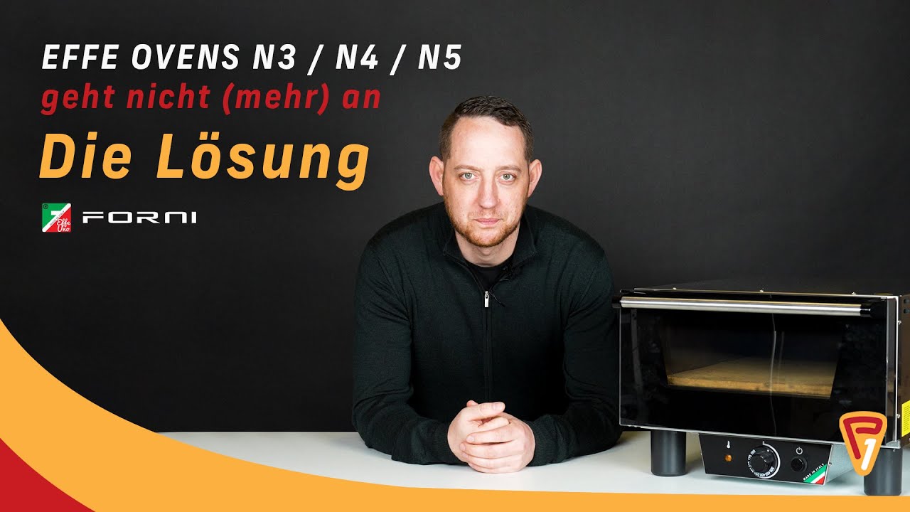 EFFE OVENS N3 / N4 / N5 - Elektro Pizzaofen geht nicht (mehr) an | Die Lösung