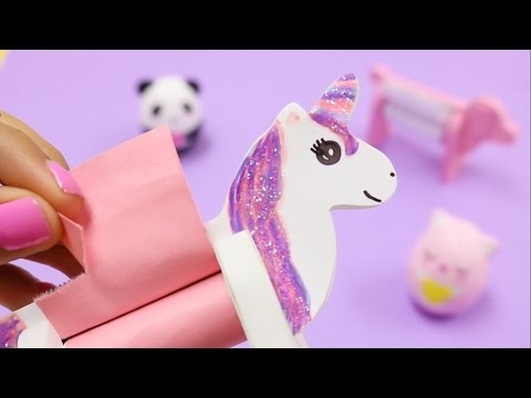 DIY mini UNICORN -creative and cool crafts with cardboard - YouTube