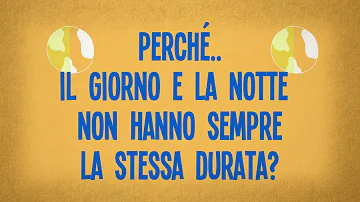 Come si dice quando il giorno e la notte hanno la stessa durata?