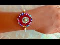 💞BINDI SA RAKHI KAISE BANAEN😍/ HANDMADE RAKHI/ Rakhi making at home/ rakhi kaise banaye #youtube