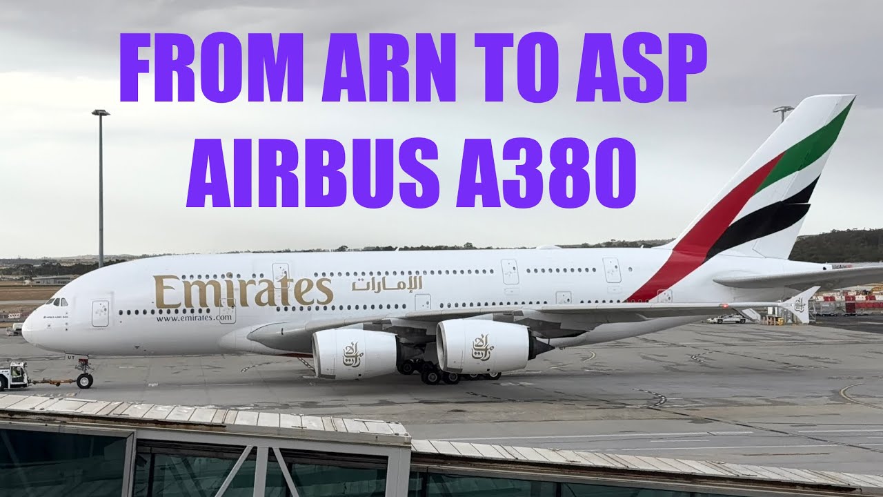 From Sweden to Australia - Airbus A380
