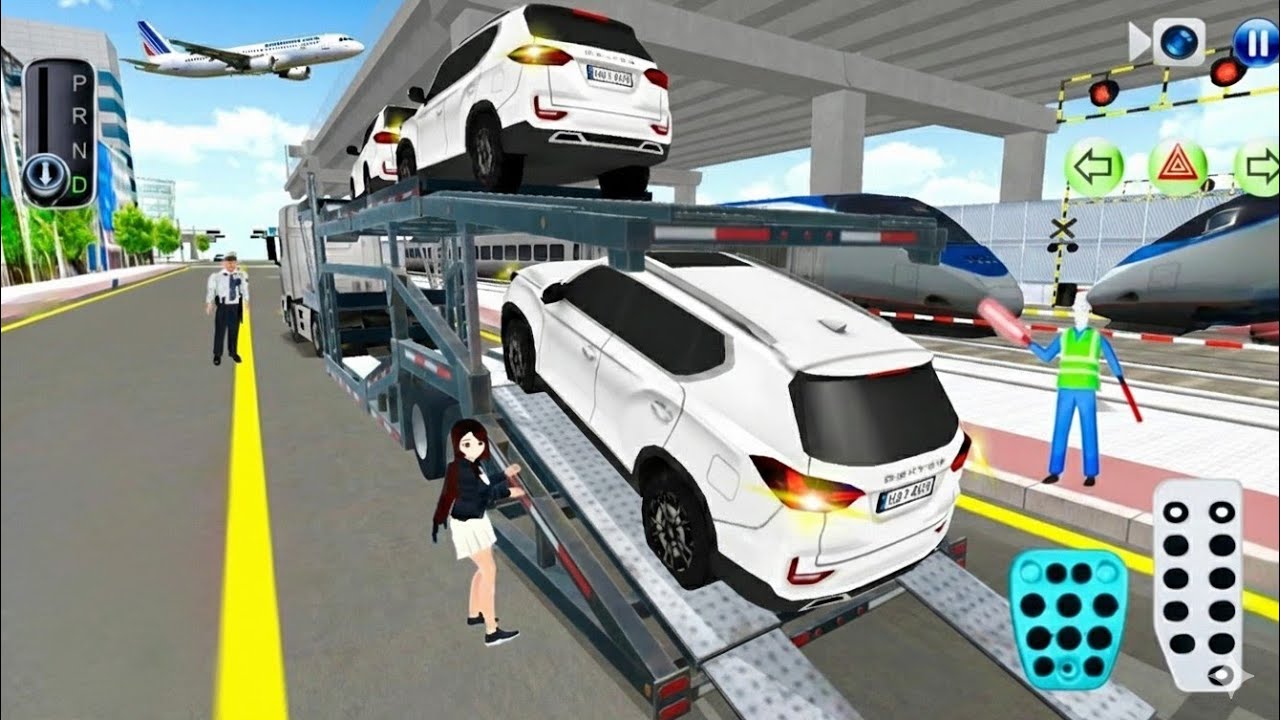 New Rexton SUV Car Transport to Building Parking Garage🚘 3D Driving Class 2025 - Android Gameplay🎮