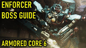 ARMORED CORE 6 | ENFORCER BOSS GUIDE | MISSION UNDERGROUND EXPLORATION DEPTH 2