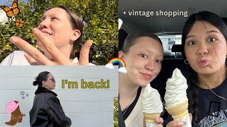 im back! + vintage shopping💘