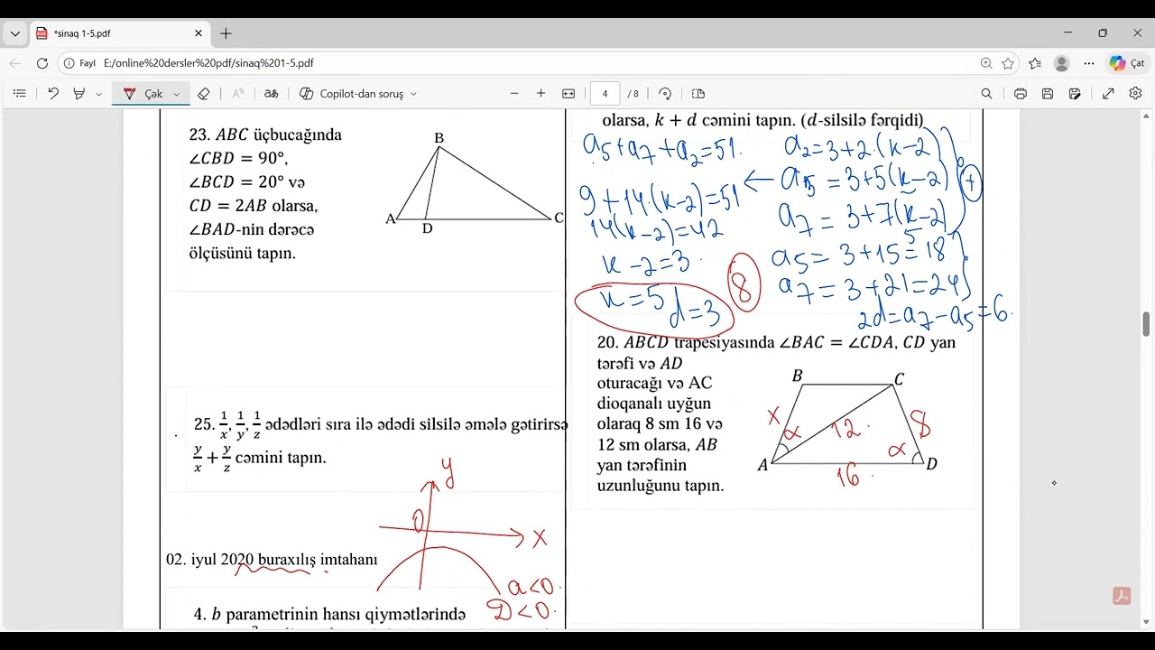 2 iyul 2020 buraxılış imtahanı 