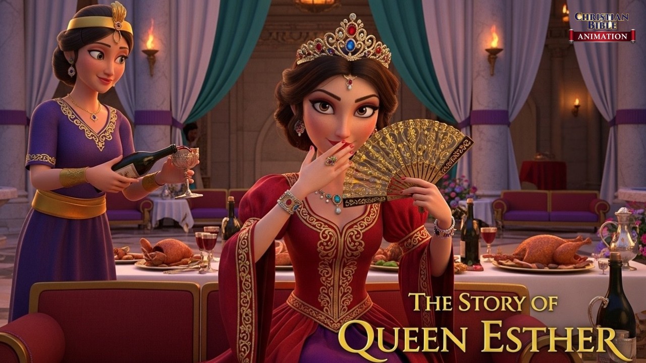 Esther: The Courageous Queen Who Saved a Nation | Stunning Illustrated Bible Story
