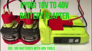 RYOBI 18V to 40V Battery Adapter