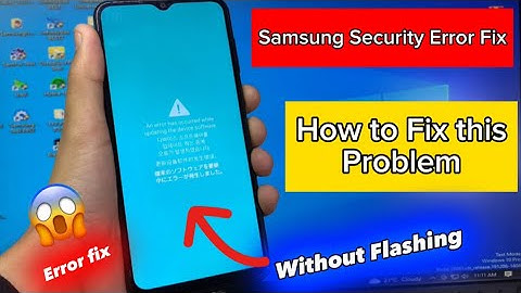 Fix Samsung Security Error ThisPhone Has Been Flashed | Android Data Recovery || 💯% Working 🔥🔥