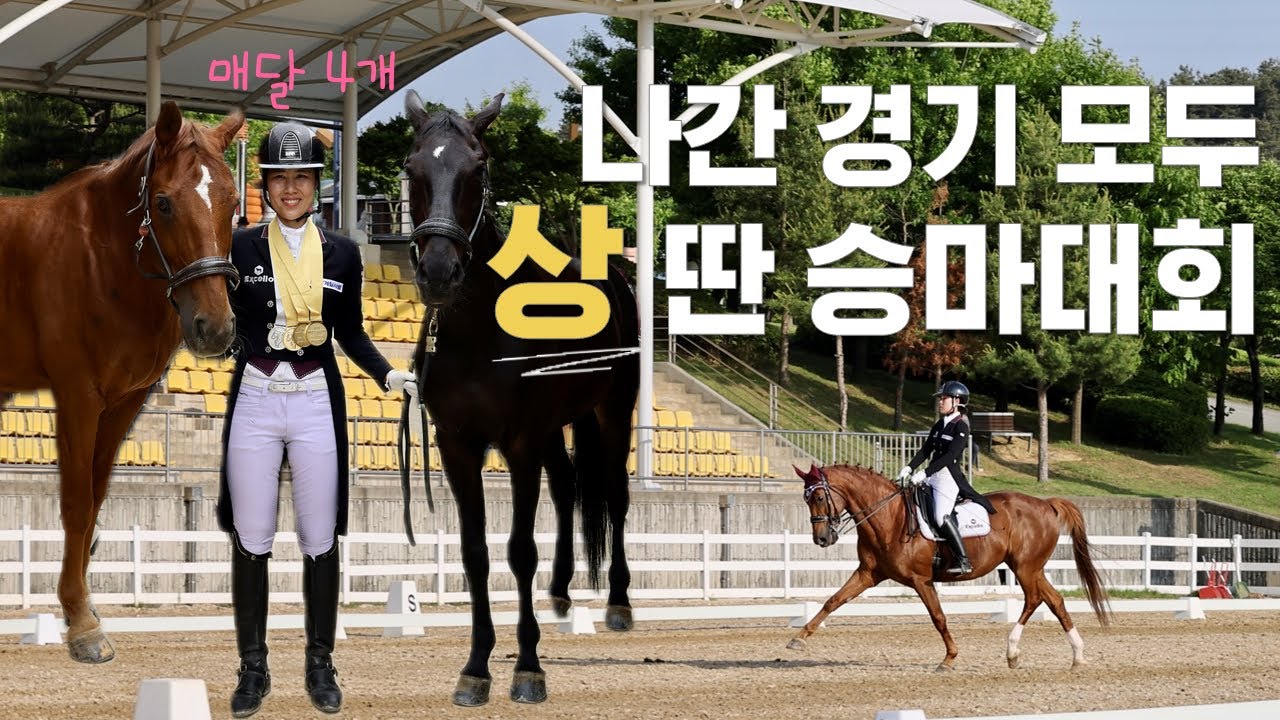[승마 VLOG]  🥇난생처음 나간 경기 모두 메달 딴 승마대회, 직장인 취미 휴가ㅣ ep6