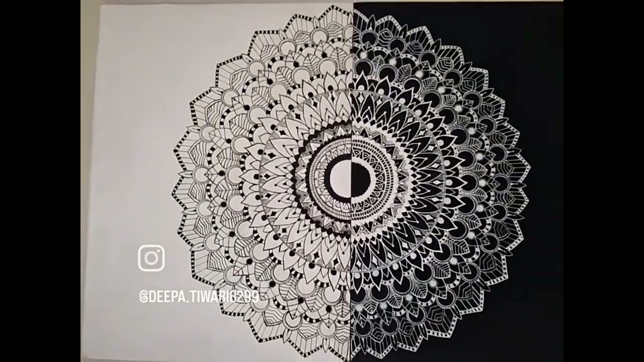 Mandala frame for wall decor