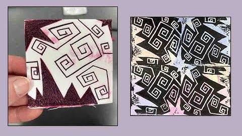 Styrofoam Printing (3rd Grade)