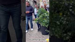 Funny bushman prank😂😂😂 #prankideas #prank #bushman #comedy #scareprank #funnyprank #fyp