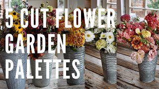 5 different cut flower garden palettes to try this year!