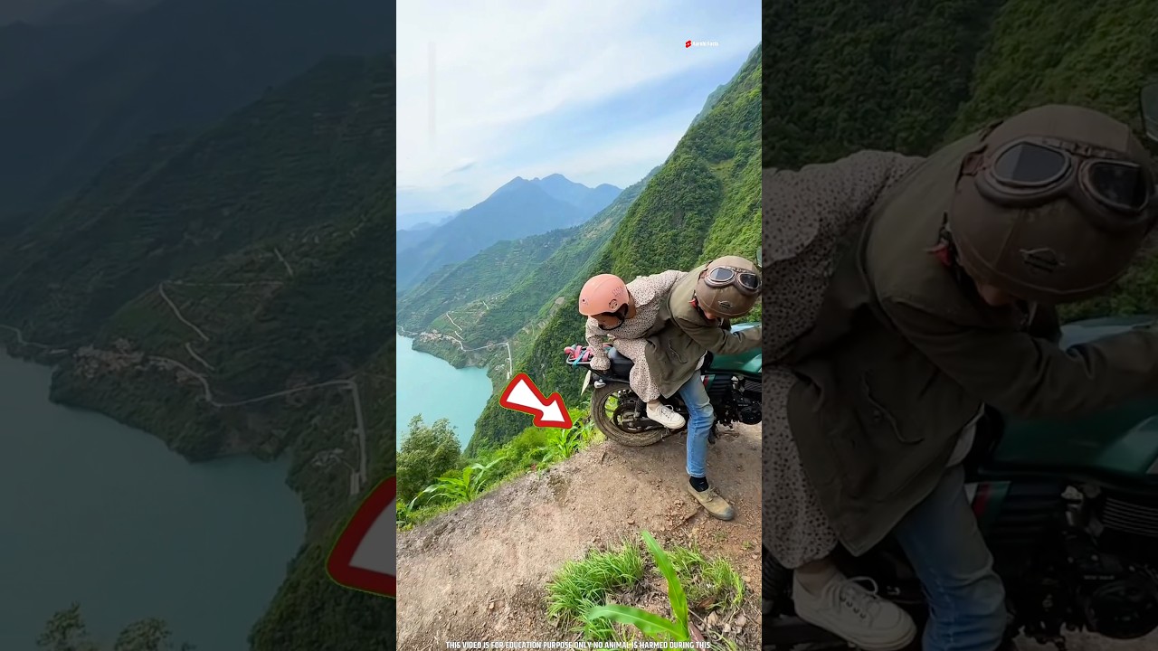 SUPER BIKE 🏍️ RIDING ON THE WORLD MOST DANGEROUS ROAD 🛣️ | UNBELIEVABLE 🤯